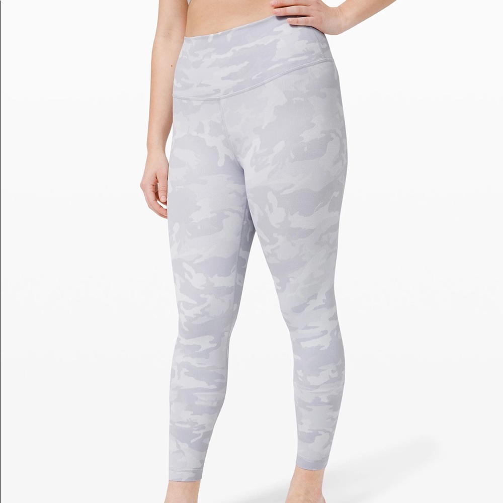 White Camo Lululemon leggings